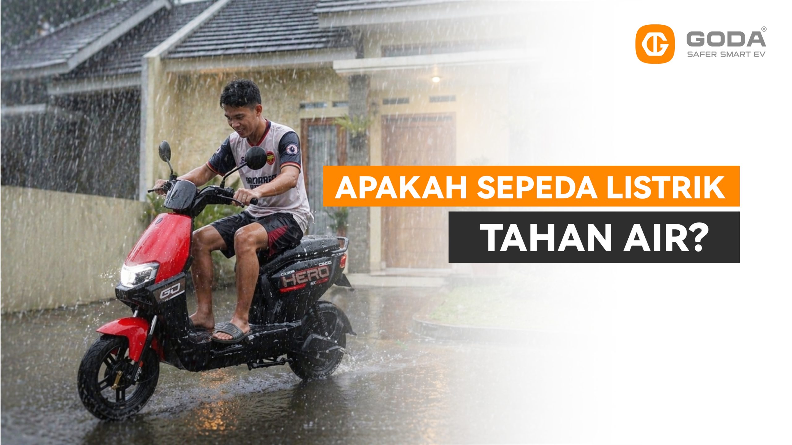 Sepeda listrik tahan air